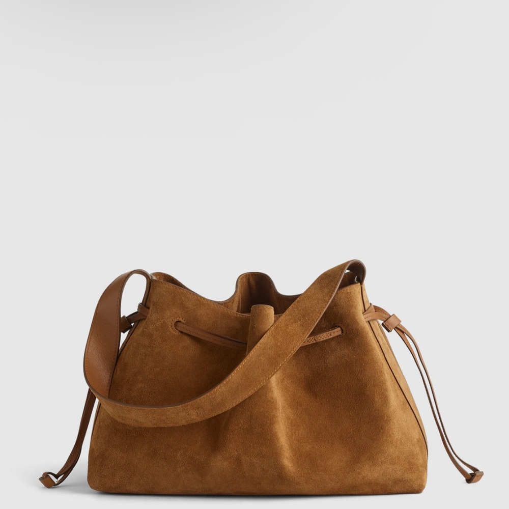 Madewell Tan Suede Shoulder Bag
